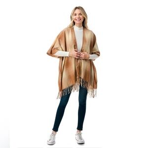 Poncho, The Alani Ruana Wrap by Marcus Adler NWT